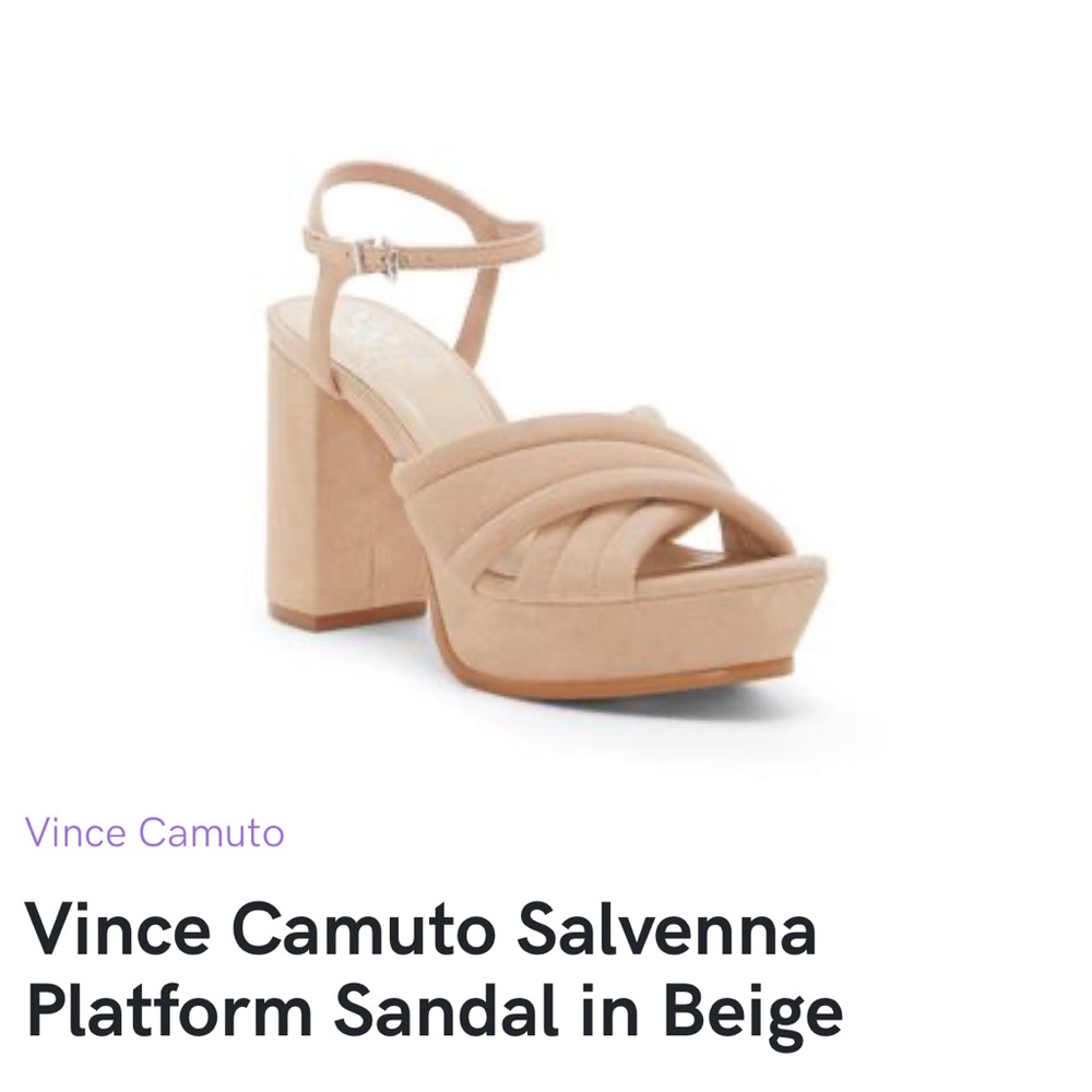 Women’s Salvenna Platform Heel Sandal - Worn 1 time!